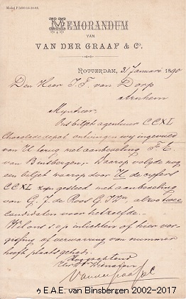 Brief van der Graaf en Co