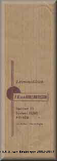 Bruine zak van Binsbergen jaren 50
